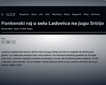 Pankerski raj u selu Ladovica na jugu Srbije